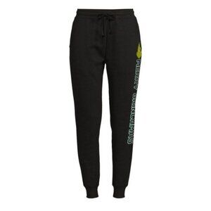 The Grinch Merry Grinchmas Black Joggers XXL Cotton Polyester